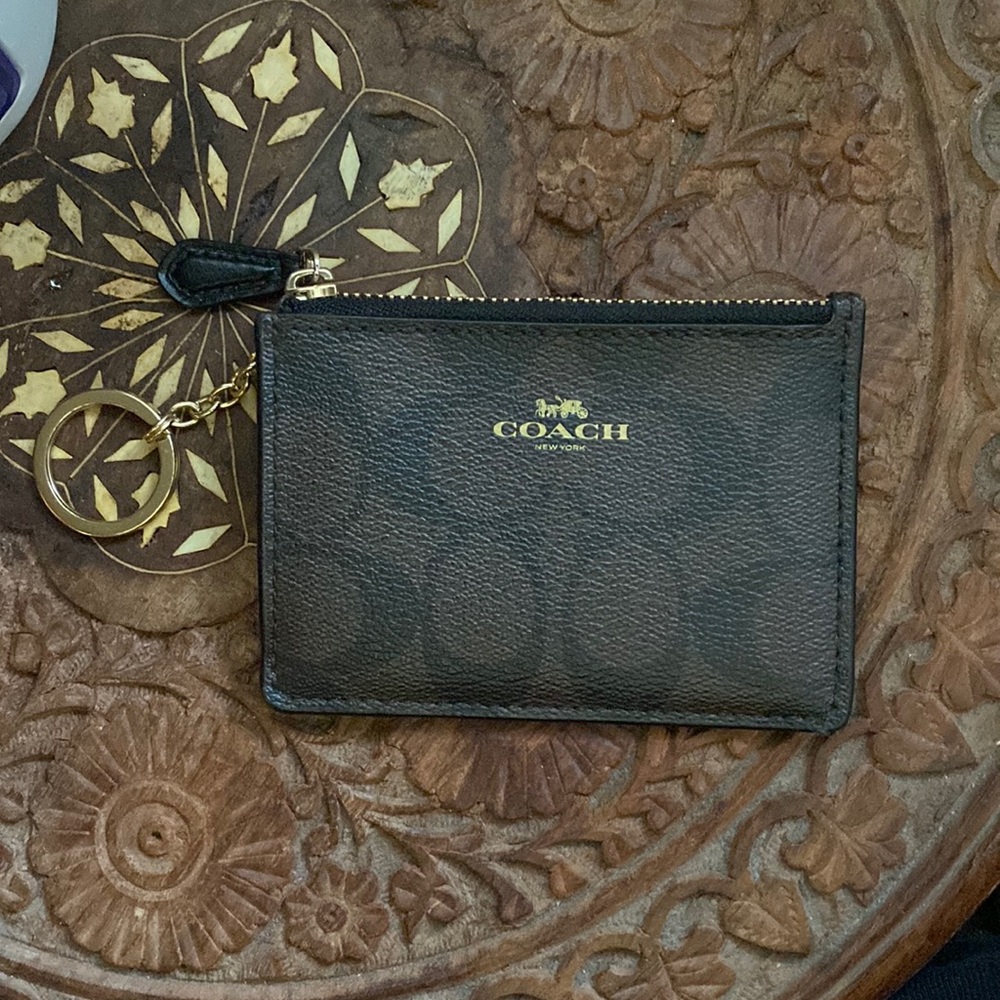 Coach card holder